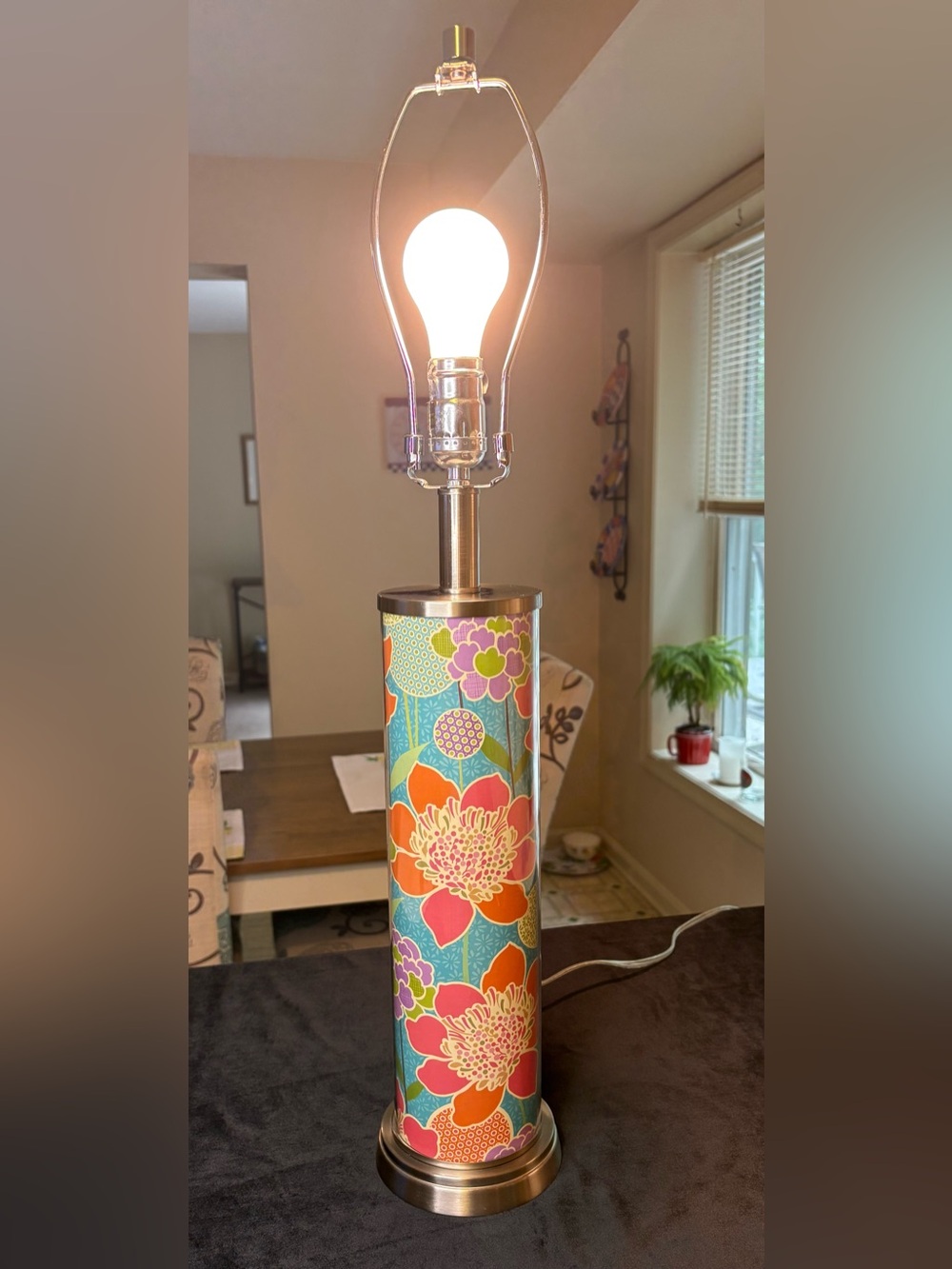 Vintage- Inspired Modern Table Lamp